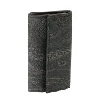 【4月目玉&クーポン5%OFF】エトロ／ETRO"ペイズリークラシコ”6連キーケース(ブラック) 00085 8207 0001／BLACK