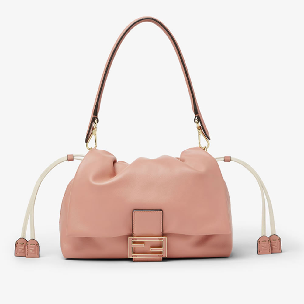【クーポン5%OFF】フェンディ／FENDI ”MAMMA BAGUETTE ミディアム・マンマバゲッド" ショルダー&ハンドバッグ・クロスボディ・クラッチバッグ(ピンク)8BR833 AQ0D F0J2K／PINK[返品OK]