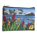 【タイムSALE＆P5倍 クーポン5 OFF】ヘザーブラウン／HEATHER BROWN BEACH CLUTCHES FLOWERS OF HAWAI ビーチクラッチ フラワーオブハワイ デザインプリントポーチ クラッチバッグ(フラワーオブハワイ) HB0115MB