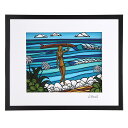 【タイムSALE＆P5倍 クーポン5 OFF】ヘザーブラウン／HEATHER BROWN ART PRINT W50.8×H40.6cm SURF STROLL アートプリント サーフストロール Lサイズ横 サイン入り 絵画 HB9132P／SURF STROLL