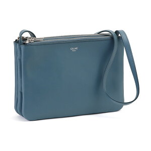 【目玉商品タイムセール】セリーヌ/CELINE"TORIO・トリオ"3構造・斜めがけショルダーバッグ・ポーチ・クラッチバッグ(スレートブルー)18760 3BEB 07SU/SLATE BLUE