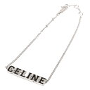 【タイムSALE＆クーポン5 OFF】セリーヌ／CELINE CELINE ユニヴェルシテ ブレスレット” ロジウムフィニッシュ スターリングシルバー エナメル ニッケルフリー ブレスレット(ブラック シルバー) 460DU 6SSE 38NS／BLACK