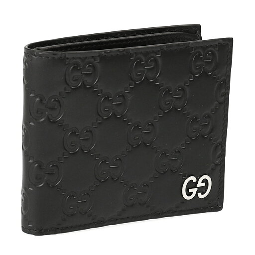【クーポン5%OFF】 グッチ/GUCCI メンズ シグネチャー ・グッチシマ 2つ折り財布(ブラック) 473916 CWC1N 1000/BLACK 【クーポン5%OFF】 グッチ/GUCCI メンズ シグネチャー ・グッチシマ 2つ折り財布(ブラック) 473916 CWC1N 1000/BLACK