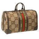 ボストンバッグ 【4月目玉&P5倍】グッチ／GUCCI "ジャンボ GG ラージダッフルバッグ"GGキャンバス×レザー・南京錠付きボストンバッグ・旅行鞄(ベージュ×エボニー) 696039 UKMKG 8396／BEIGE*EBONY