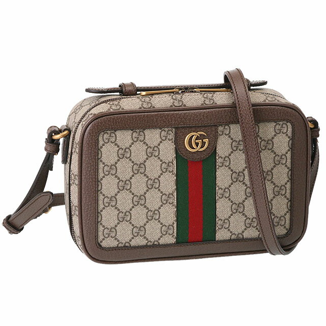 グッチ ショルダーバッグ（レディース） 【クーポン5%OFF】グッチ／GUCCI "〔オフィディア〕ウェブ ストライプ付き スモール ショルダーバッグ"斜め掛けショルダーバッグ(ベージュ×エボニー) 739392 96IWT 8745／BEIGE*EBONY