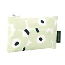 【P5倍】マリメッコ/MARIMEKKO "KAIKA MINI UNIKKO ポーチ "北欧・カイカ ミニウニッコ ポーチ・財布・コインケース・コスメポーチ・麻混(ホワイト×セージ×ダークブルー) 75045 001【返品無料】