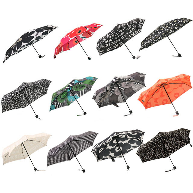 マリメッコ  【P5倍】マリメッコ／MARIMEKKO "MINI UMBRELLA・ミニアンブレラ"北欧・ミニウニッコ・トラプータルハ・マリロゴ・折りたたみ傘 48857 030／48858 001・030／48861 160／48859 910／48861 938／49561 810／48860 190