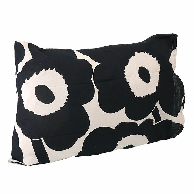 【P5倍】マリメッコ／MARIMEKKO "UNIKKO PILLOW CASE 50*70・ウニッコ ピローケース"50×70cm・北欧デザイン・枕カバー(ホワイト×ダークブルー)70522 851／WHITE*DARK BLUE