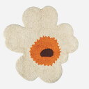 【クーポン5%OFF】 マリメッコ/MARIMEKKO "UNIKKO BATH MAT 73x74 cm・ウニッコバスマット"北欧・花柄・オーガニックコットン・フロアマット・足ふきマット (キャラメル×クリーム×ウォームオレンジ) 74717 120/CARAMEL*CREAM*WARM ORANGE【返品無料】