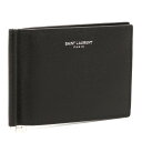 サンローラン マネークリップ 【クーポン5%OFF】サンローラン・パリ／SAINT LAURENT PARIS "BILL CLIP WALLET・ビルクリップウォレット"マネークリップ・2つ折り財布(ブラック) 378005 BTY0N 1000・^BLACK