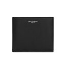 イヴ・サンローラン 【クーポン5%OFF】サンローラン・パリ／SAINT LAURENT PARIS "EAST/WEST WALLET WITH COIN PURSE IN SMOOTH LEATHER・イースト/ウェスト ウォレット(スムースレザー・コインパース付き)”　小銭入れ付き・2つ折り財布(ブラック) 396303 0U90N 1000／BLACK