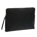 【目玉商品タイムセール】ロエベ/LOEWE"GOYA PORTFOLIOT・ゴヤ ポートフォリオ"エンボス加工レザー・クラッチバッグ・セカンドバッグ(ブラック)316.62.P46 1100/BLACK