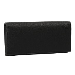 ロエベ 長財布（メンズ） 【クーポン5%OFF】ロエベ／LOEWE "LONG HORIZONTAL WALLET" ロング ホリゾンタル ウォレット(ソフトグレインカーフ)・エンボスアナグラムロゴ・二つ折り長財布(ブラック) C660978X01 1100／BLACK