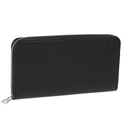 ロエベ 長財布（メンズ） 【クーポン5%OFF】ロエベ／LOEWE "ジップアラウンド ウォレット (グレインカーフ)" エンボスアナグラムロゴ・ラウンドファスナー長財布(ブラック) C660T12X01 660 1100／BLACK