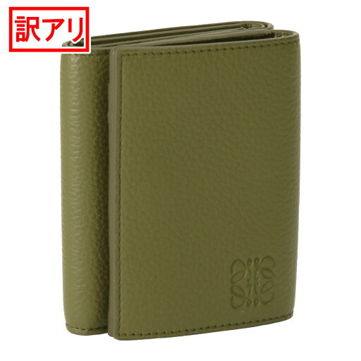 【クーポン5%OFF】 ロエベ/LOEWE "TRIFOLD WALLET・トライフォールド ウォレット (ソフトグレインカーフ)" レザー3つ折り財布(オリーブ) C660TR2X04 8795/OLIVE 【クーポン5%OFF】 ロエベ/LOEWE "TRIFOLD WALLET・トライフォールド ウォレット (ソフトグレインカーフ)" レザー3つ折り財布(オリーブ) C660TR2X04 8795/OLIVE