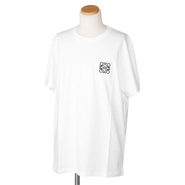 ロエベ／LOEWE "レギュラーフィット Tシャツ(コットン)"クルーネック半袖Tシャツ(ホワイト) H526Y22X75 2100／WHITE