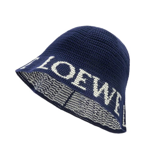 【クーポン5%OFF】 ロエベ/LOEWE "バケットハット" コットン・帽子(ディープネイビー) K820HB1XB7 5544/DEEP NAVY【返品無料】 【クーポン5%OFF】 ロエベ/LOEWE "バケットハット" コットン・帽子(ディープネイビー) K820HB1XB7 5544/DEEP NAVY【返品無料】