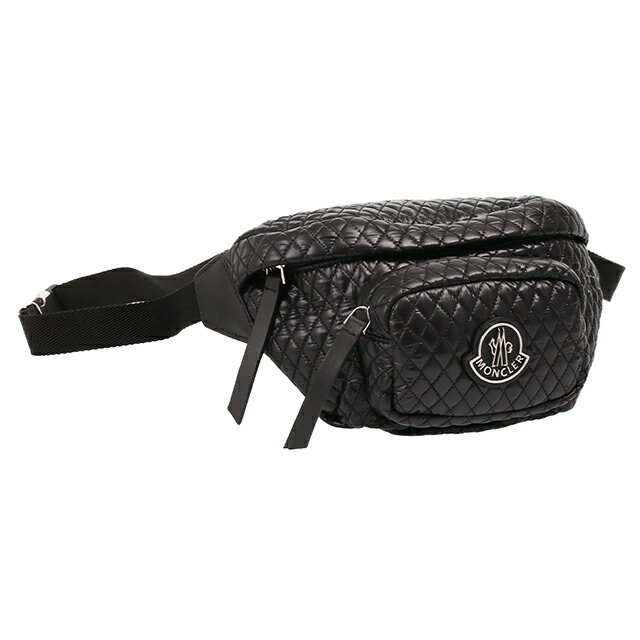 【クーポン5%OFF】モンクレール／MONCLER "FELICIE BELT BAG・ フェリーチェベルトバッグ"レディース・撥水ナイロン ロゴ付きボディバッグ・ウエストポーチ(ブラック) 5M00001 M3533 999／BLACKのサムネイル