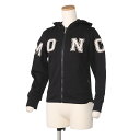 【ゲリラTIME SALE&P5倍】モンクレールジュニア・キッズ・ガールズ・ボーイズ／MONCLER JUNIOR 長袖 ジップアップブルゾン・パーカー (ブラック) 8G00004 899PS 999／12A・14A