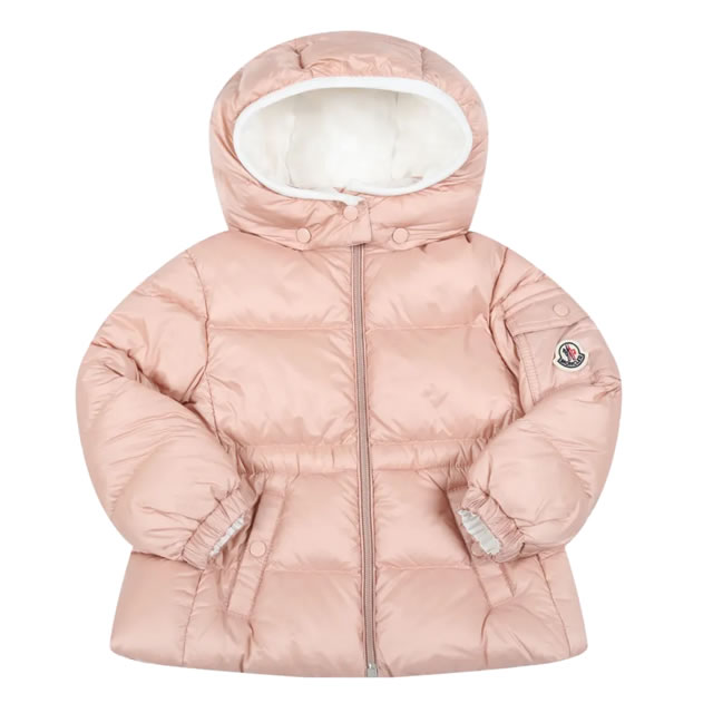【クーポン5%OFF】 モンクレールベビー・ガールズ／MONCLER BABY KID'S "SAYNA"フード付きダウンジャケット(ライトピンク) 1A000 27 53048 514／LIGHT PINK／H2／12-18・18-24のサムネイル