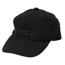 モンクレール 帽子 メンズ 【タイムSALE＆クーポン5%OFF】モンクレール グルノーブル／MONCLER GRENOBLE "BASEBALL CAP" ベースボール キャップ　メンズ・ロゴ入り・帽子・アウトドア(ブラック)3B00006 54AL5 999／BLACK