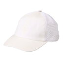 【S/S SALE＆P5倍】モンクレール／MONCLER BASE BALL CAP レディース コットン×メッシュ ベースボールキャップ 帽子(ホワイト)3B000 35 57448 041／CREAM