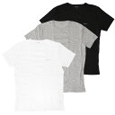 【S/S SALE＆クーポン5 OFF】ポールスミス／PAUL SMITH MEN T SHIRT 3 PACK” 胸ロゴ メンズ オーガニックコットンTシャツ 色違い3色＆3枚セット(ブラック グレー ホワイト) M1A-389-M3PK 1A／BLACK GRAY WHITE