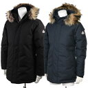 【アウター新作早割】ピレネックス/PYRENEX"ANNECY FUR JACKET・アヌシー ジャケット"フード&ファー付き・メンズダウンジャケット(ブラック・ネイビー)HMM039/BLACK・AMIRAL