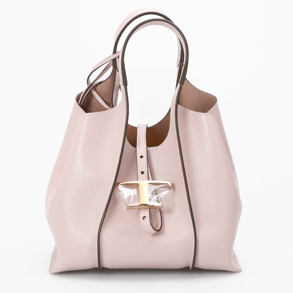 【TIME SALE】【クーポン5%OFF】トッズ／TOD'S "Tタイムレス レザー ショッピングバッグ ミニ” 2WAYハンド&ショルダーバッグ ポーチ付き XBWTSBA9100 XSO G809・C404・B400・M430・C413・C428／BROWN・GRAY・D.GRAY・PINK・BEIGE・NATURAL[返品OK]