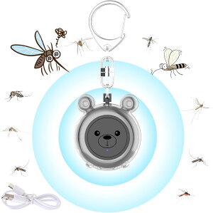 虫除け 吊り下げ 超音波 蚊取り器 害虫駆除器 360°超音波 强力 虫よけ 妊婦 子供 虫除け 蚊忌避 蚊よけ対策 20Hz-100Hz 15平方メートル 24時使用 USB充電式 2灯LEDライト 屋外 携帯便利 無臭無毒無放射 安心 旅行 玄関キャンプ 屋外釣り 公園 スポーツ