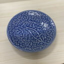 【セラドン焼き】丸皿 ブルー（11.5cm） タイ アジアン雑貨 輸入 伝統工芸品 タイ料理 和食 使いやすい かわいい お土産 おみやげ キッチン雑貨