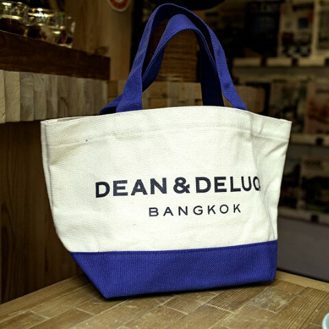 【DEAN & DELUCA】トートバッグ（S）バンコク限定（ブルー） タイ アジアン雑貨 輸入 ファッション雑貨