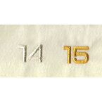 名入れ刺繍 文字の追加（11文字以上）カラー金・銀 文字の大きさ1.3cm角