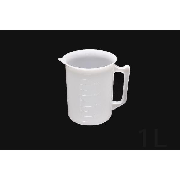 Rakuten - ポリエチレンビーカー 1L 片手付 目盛付　品番:101-22103