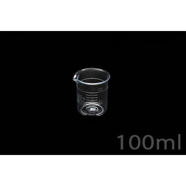TPXビーカー 100mL 手なし 目盛付　品番:101-22312