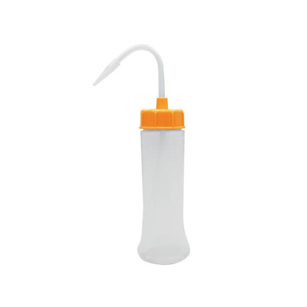 Rakuten - NT洗浄瓶 カラーキャップB-II型スリム 200mL　オレンジイエロー　＃2　品番:101-2865102