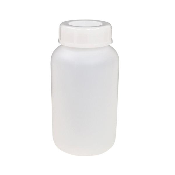 PE広口瓶 白 500mL　品番:101-5840502