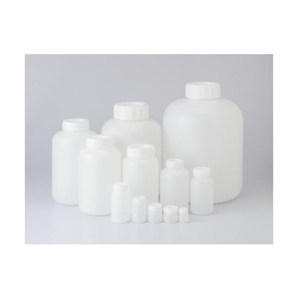 PE広口瓶 白 500mL　品番:101-5840502