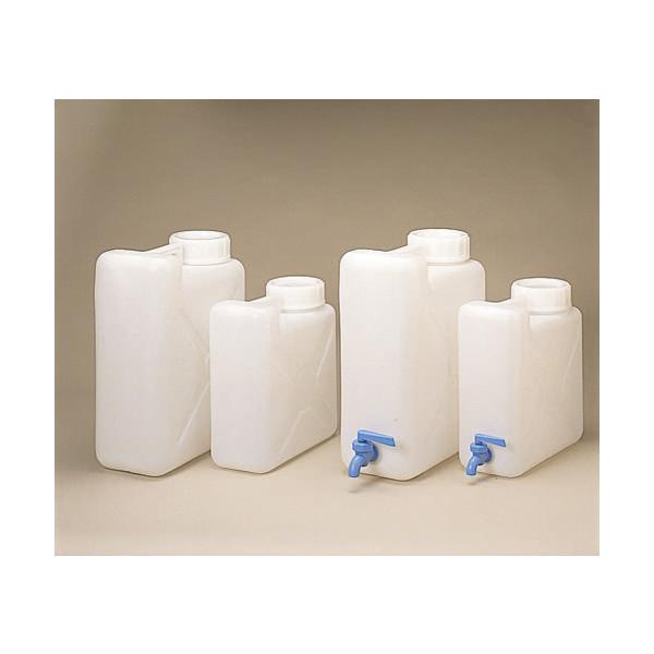 Rakuten - 偏平広口缶 PE製（内ブタ付） 20L　品番:101-62402