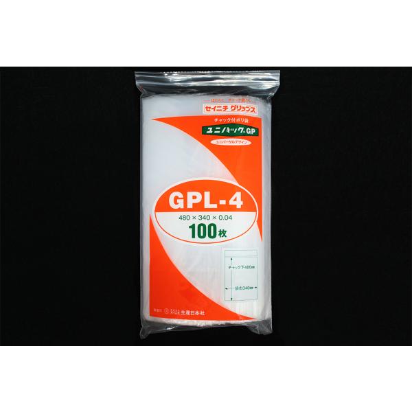 Rakuten - ユニパックGP GPL-4 100枚入　品番:111-67412