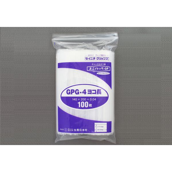 Rakuten - ユニパックGP GPG-4 横長 0.04×140×200 （100枚入）　品番:111-71007