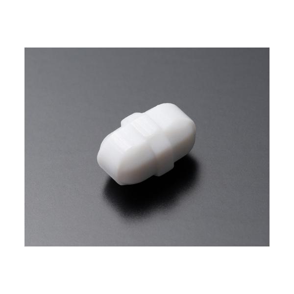 Rakuten - PTFE撹拌子オクタゴン T-35 シロ 全長35×7.5φ　品番:101-4101501