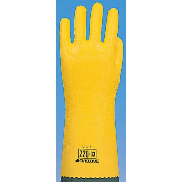 Rakuten - ダイローブ耐油用手袋 220-33 M　品番:104-18802