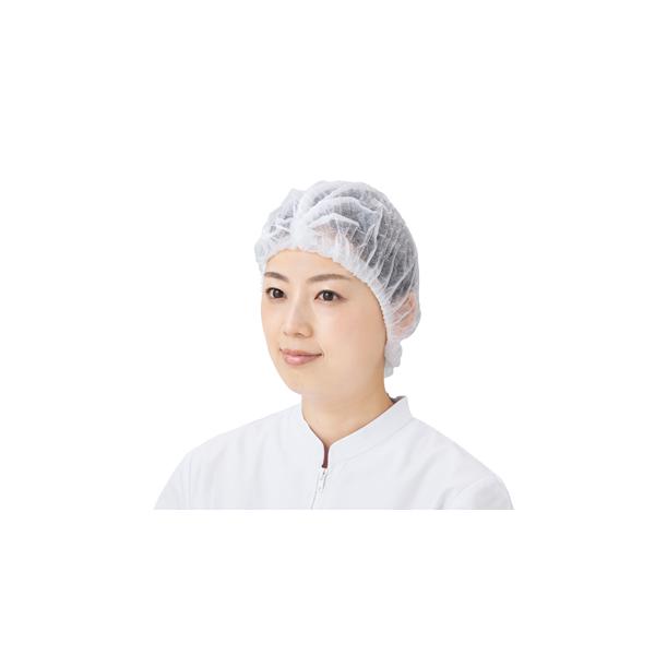 Rakuten - No.2800　モブキャップ2　ホワイト 100枚入　品番:109-31501