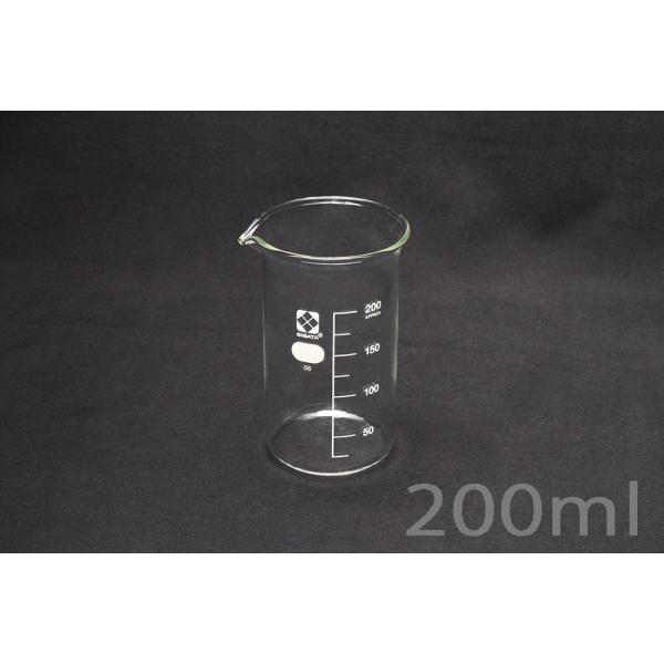 Rakuten - トールビーカー(ガラス) 200mL 目安目盛付 010040-200A　品番:111-5940301