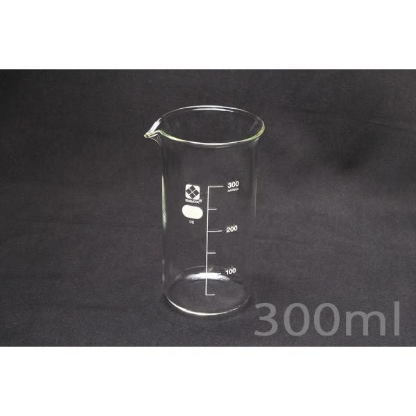 Rakuten - トールビーカー(ガラス) 300mL 目安目盛付 010040-300A　品番:111-5940401