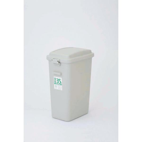 Rakuten - エコポリペール角型 PEK35H 35L 本体 グレー　品番:111-62301