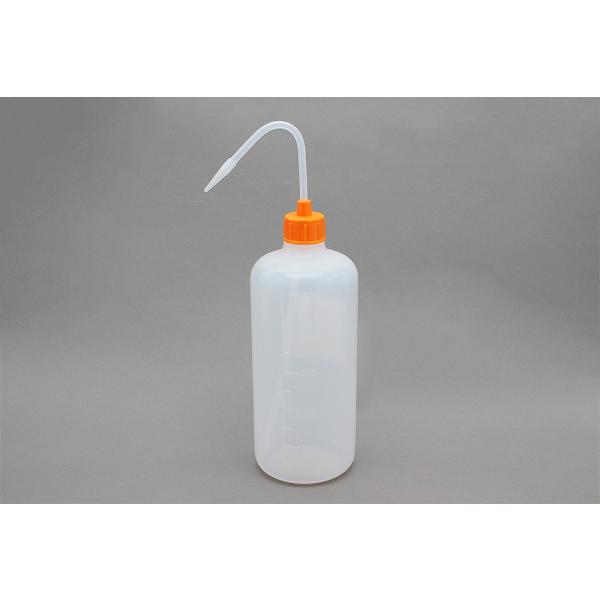Rakuten - NT洗浄瓶 カラーキャップ 1000mL オレンジイエロー #2　品番:101-3005502