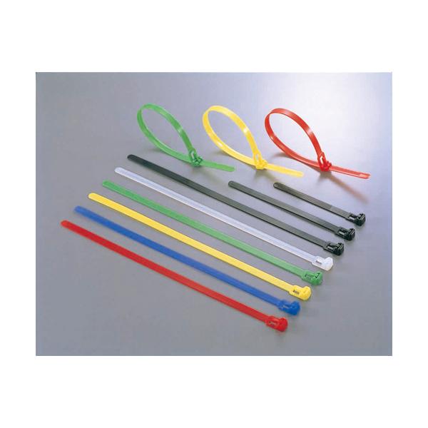 Rakuten - リピートタイ 耐候グレード RF250-W 全長250mm×幅7.4mm (100本入)　品番:103-18203