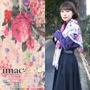 スカーフ ウール シルク ベージュ フラワー 149154プレゼント ギフト 【イマックジュエリー公式】